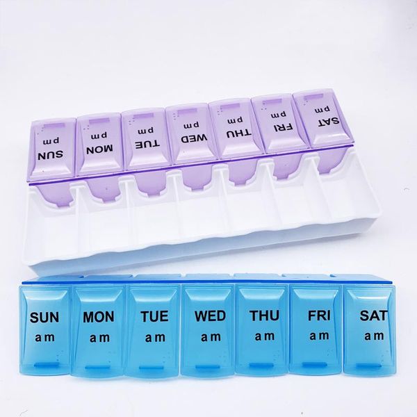 grids 7 days weekly case tablet dispenser organizer box splitters storage container bottles & jars
grids 7 days weekly case tablet dispenser organizer box splitters storage container bottles & jars