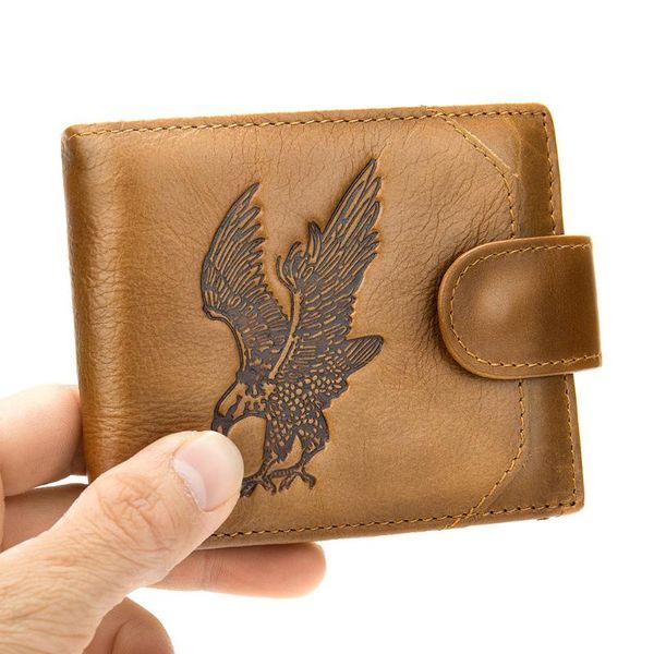wallets men short wallet eagle carving pattern pure color 100% genuine leather for man coin purse card holder, Red;black
wallets men short wallet eagle carving pattern pure color 100% genuine leather for man coin purse card holder, Red;black