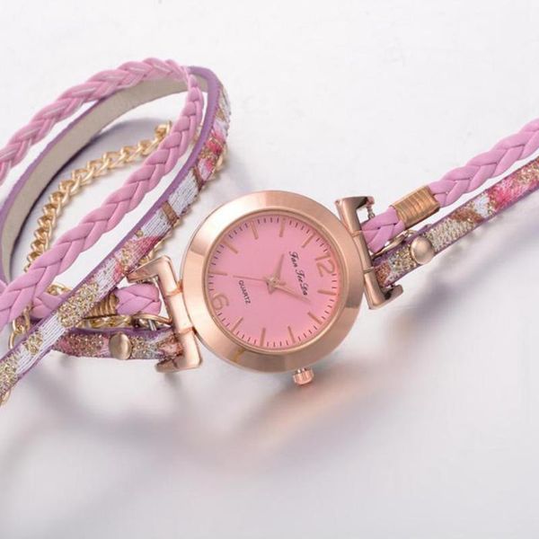 wristwatches women watches fashion ladies multi-layer woven casual bracelet watch pu band hidden clasp leiture personality female table, Slivery;brown
wristwatches women watches fashion ladies multi-layer woven casual bracelet watch pu band hidden clasp leiture personality female table, Slivery;brown