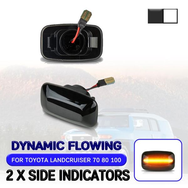 bulbs car led dynamic side marker light flowing turn signal lamp for toyota landcruiser 70 80 100 series 1998-2007
bulbs car led dynamic side marker light flowing turn signal lamp for toyota landcruiser 70 80 100 series 1998-2007