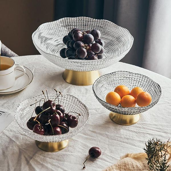 dishes & plates modern home decoration fruit bowl glass plate metal bottom snack dessert living room decor accessories gifts
dishes & plates modern home decoration fruit bowl glass plate metal bottom snack dessert living room decor accessories gifts