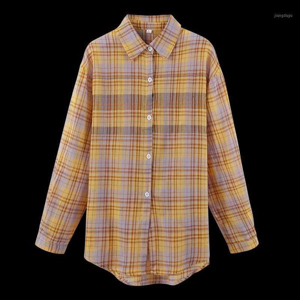 spring autumn cotton plaid shirt women's bottoming and loose korean versatile four sizes pink long sleeve shirts blouses &, White
spring autumn cotton plaid shirt women's bottoming and loose korean versatile four sizes pink long sleeve shirts blouses &, White
