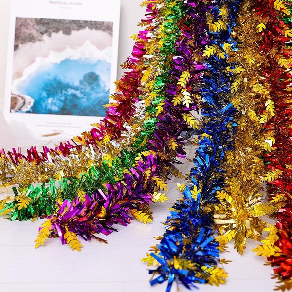 christmas decorations 2m colored ornament xmas tree shiny hanging ribbon garland for wedding festival bar home party decoration supplies
christmas decorations 2m colored ornament xmas tree shiny hanging ribbon garland for wedding festival bar home party decoration supplies