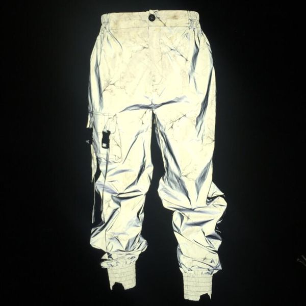men hip hop reflective track jogger pants with drawstring hi vis rainbow trending punk street noctilucent glowing flare camo lighting cargo, Black
men hip hop reflective track jogger pants with drawstring hi vis rainbow trending punk street noctilucent glowing flare camo lighting cargo, Black