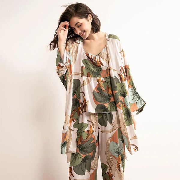 spring & fall new ladies pajamas set cartoon banana leaves printed women comfort loose homewear large size femme sleepwaear, Black;red
spring & fall new ladies pajamas set cartoon banana leaves printed women comfort loose homewear large size femme sleepwaear, Black;red