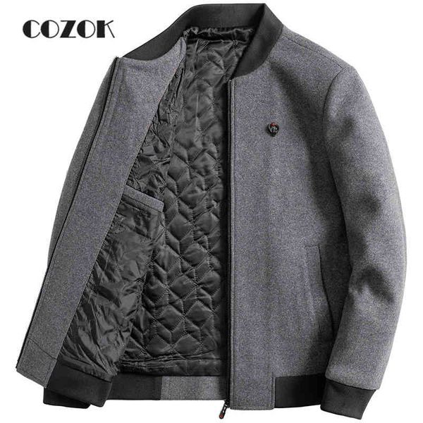 men's wool et, autumn and winter coat, thick baseball suit, cotton, new in 2021, Black
men's wool et, autumn and winter coat, thick baseball suit, cotton, new in 2021, Black