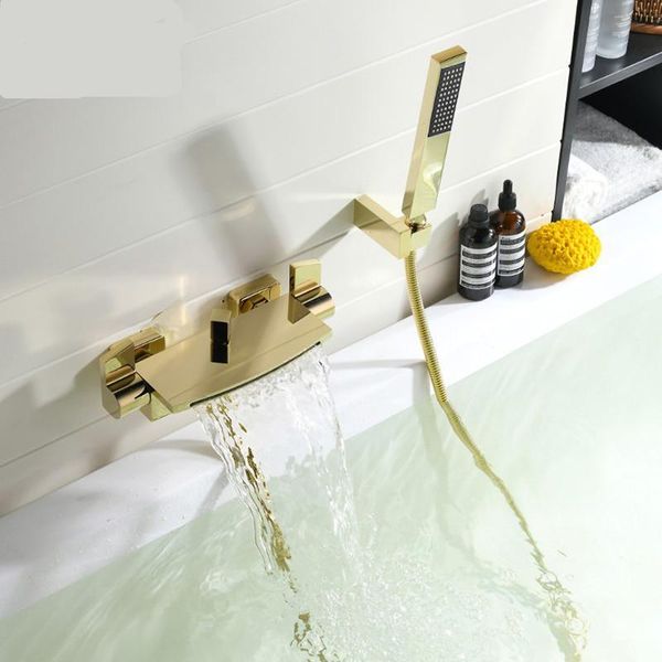 bathtub shower set wall mounted waterfall luxury faucet bathroom cold and bath mixer taps brass gold sets
bathtub shower set wall mounted waterfall luxury faucet bathroom cold and bath mixer taps brass gold sets