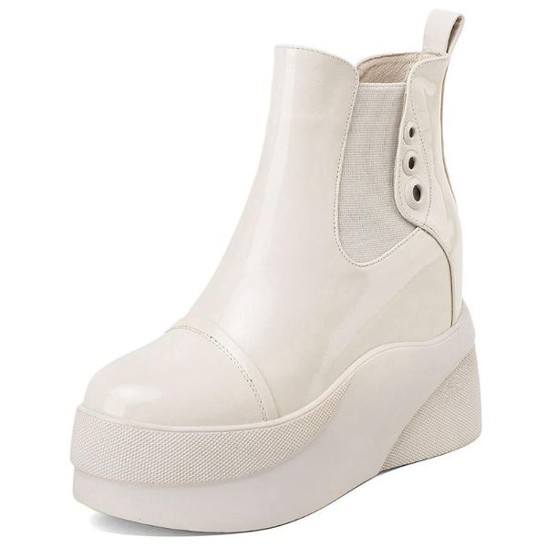 boots sarairis brand chic patent leather thick platform inside high heels ankle stylish winter shoes women, Black
boots sarairis brand chic patent leather thick platform inside high heels ankle stylish winter shoes women, Black