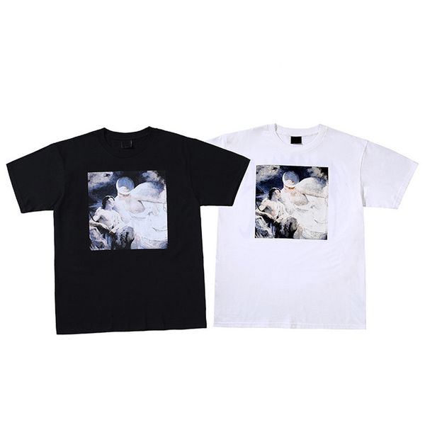 famous designer men's tee short sleeve high street style heaven oil painting round neck summer black and white s-xl size, White;black
famous designer men's tee short sleeve high street style heaven oil painting round neck summer black and white s-xl size, White;black