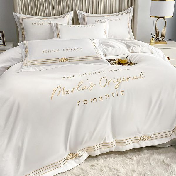 bedding sets michiko home textile 2021 light luxury large embroidery ice silk four piece set
bedding sets michiko home textile 2021 light luxury large embroidery ice silk four piece set