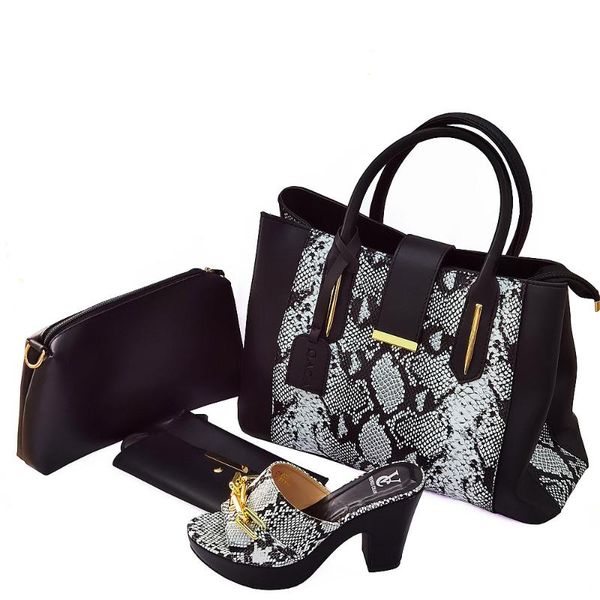 dress shoes latest italian with matching bags set decorated women mid heel african and bag, Black
dress shoes latest italian with matching bags set decorated women mid heel african and bag, Black