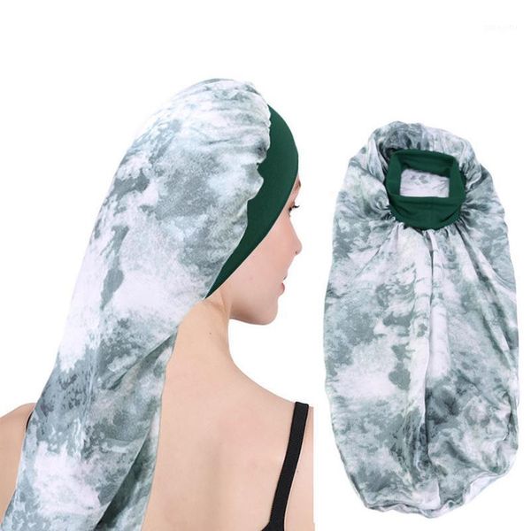 tie-dye satin bonnet women elastic night sleep hair turban cap long cylindrical chemo cancer hat muslim india headwear1
tie-dye satin bonnet women elastic night sleep hair turban cap long cylindrical chemo cancer hat muslim india headwear1