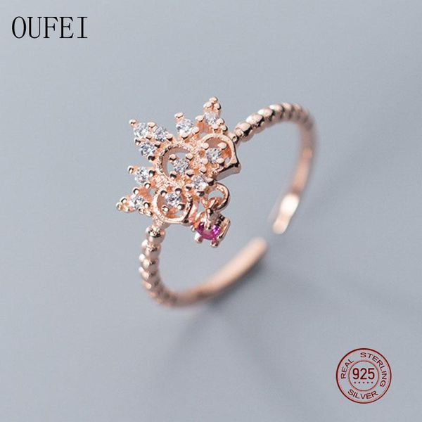 cluster rings crown ring women 925 sterling silver purple stone zircon charm opening fine jewelry adjustable accessories, Golden;silver
cluster rings crown ring women 925 sterling silver purple stone zircon charm opening fine jewelry adjustable accessories, Golden;silver