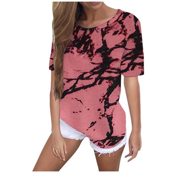 women's t-shirt women casual loose o-neck short sleeve printing t-shirts for summer 2021 style fashion tie-dye cotton hedging splice, White
women's t-shirt women casual loose o-neck short sleeve printing t-shirts for summer 2021 style fashion tie-dye cotton hedging splice, White