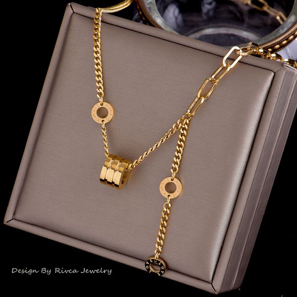 2021 women luxury designer jewelry roman numeral ceramic pendant necklaces sliver gold color stainless steel mens necklace chain box, Silver
2021 women luxury designer jewelry roman numeral ceramic pendant necklaces sliver gold color stainless steel mens necklace chain box, Silver