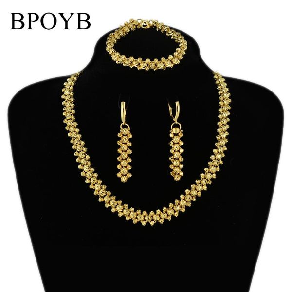 earrings & necklace bpoyb 2021 luxury solid 24 gold color beads bracelet fashion women dubai wedding jewelry set fine bijoux, Silver
earrings & necklace bpoyb 2021 luxury solid 24 gold color beads bracelet fashion women dubai wedding jewelry set fine bijoux, Silver