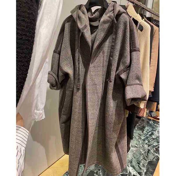 women's trench coats long winter autumn woman's wool loose long female casual coat with hoodie fashion clothes htas, Tan;black
women's trench coats long winter autumn woman's wool loose long female casual coat with hoodie fashion clothes htas, Tan;black