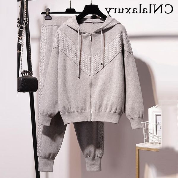 women's two piece pants zipper tracksuit women hoodie jacket coats+pencil pant suits knitted long sleeve knit sweaters trousers 2pcs se, White
women's two piece pants zipper tracksuit women hoodie jacket coats+pencil pant suits knitted long sleeve knit sweaters trousers 2pcs se, White