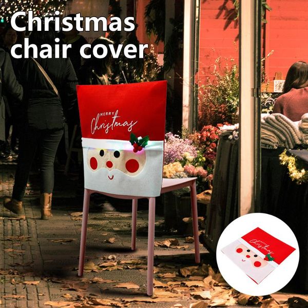 chair covers christmas santa claus dining cover slipcovers with led light holiday party decorations for home room dinning
chair covers christmas santa claus dining cover slipcovers with led light holiday party decorations for home room dinning