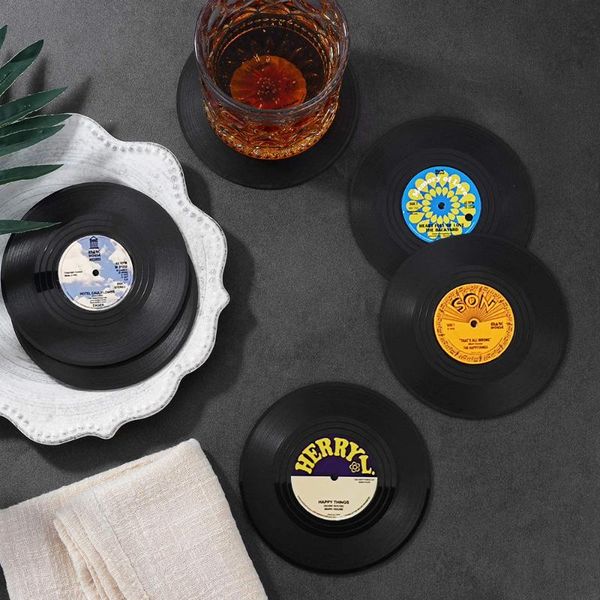 mats & pads 6 set of holder player pad deskdecoration disk retro creative music coasters with drinks mug office home kitchen tool
mats & pads 6 set of holder player pad deskdecoration disk retro creative music coasters with drinks mug office home kitchen tool
