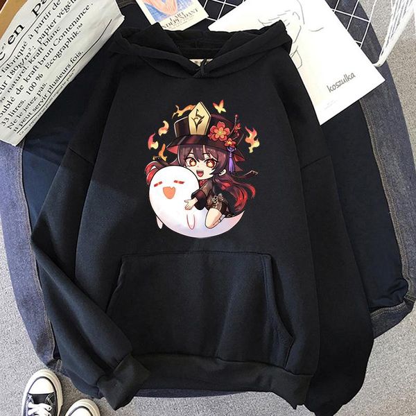 women's hoodies & sweatshirts hu tao chibi genshin impact spirit oversized graphic women cute pink sweatshirt kawaii streetwear, Black
women's hoodies & sweatshirts hu tao chibi genshin impact spirit oversized graphic women cute pink sweatshirt kawaii streetwear, Black