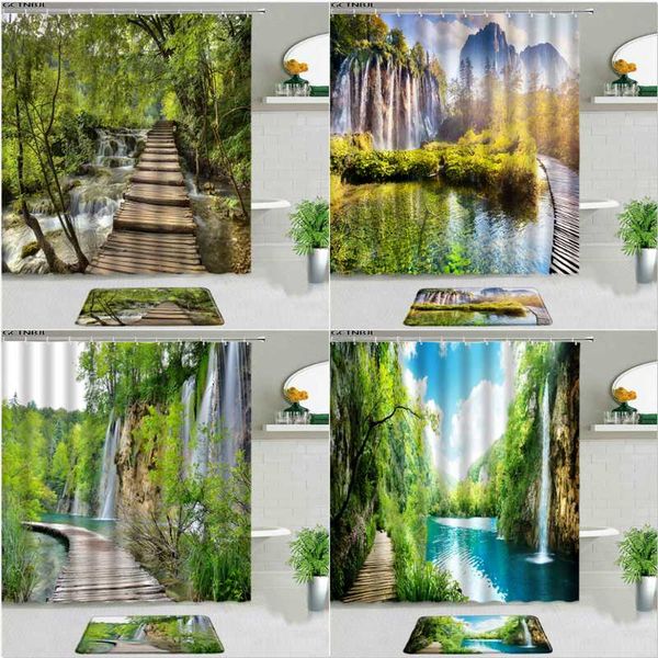shower curtains forest waterfall natural scenery set autumn landscape non-slip mat bathroom decor bathtub screen flannel carpet
shower curtains forest waterfall natural scenery set autumn landscape non-slip mat bathroom decor bathtub screen flannel carpet