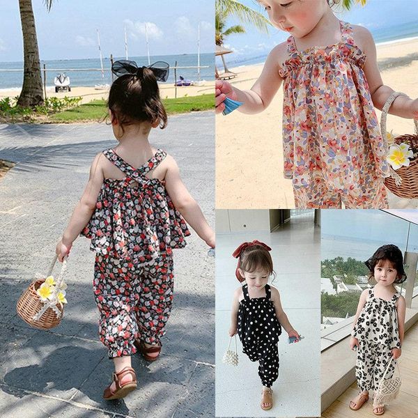 summer girl's suit flower shirt with narrow straps +nine points trousers toddler girl clothing set sets, White
summer girl's suit flower shirt with narrow straps +nine points trousers toddler girl clothing set sets, White