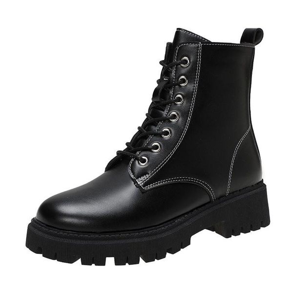 boots winter women soft leather ankle motorcycle female autumn shoes woman punk 2021 spring, Black
boots winter women soft leather ankle motorcycle female autumn shoes woman punk 2021 spring, Black