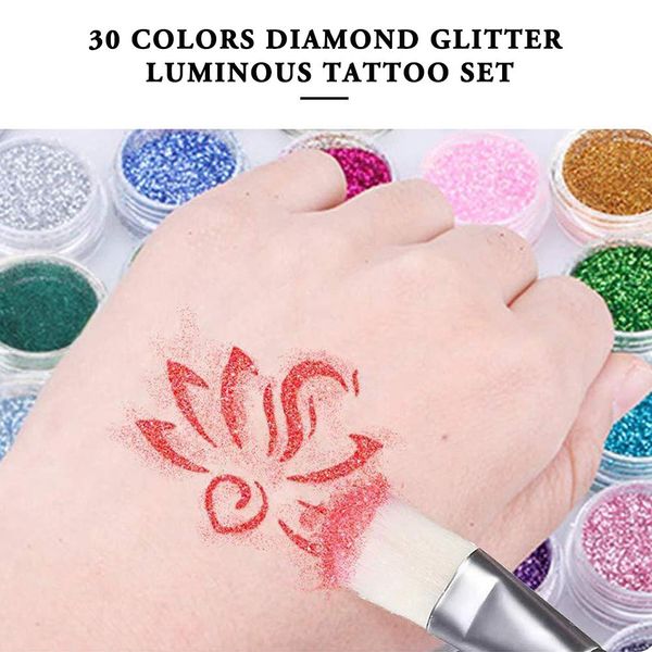 glitter tattoo kits 30 color 125 templates diamond flash for temporary tattoo set kids face body painting art tools setscouts
glitter tattoo kits 30 color 125 templates diamond flash for temporary tattoo set kids face body painting art tools setscouts