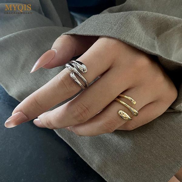 wedding rings myqis vintage layered twist 2021trend ring for women girl 18k gold plated metal open engagement adjustable jewelry, Slivery;golden
wedding rings myqis vintage layered twist 2021trend ring for women girl 18k gold plated metal open engagement adjustable jewelry, Slivery;golden