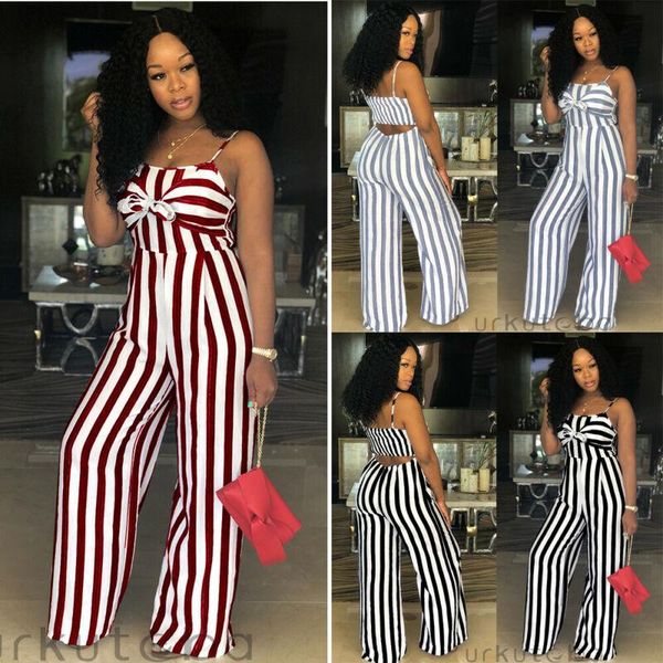women's jumpsuits & rompers fashion women jumpsuit ladies striped clubwear playsuit bodycon party romper streetwear trousers, Black;white
women's jumpsuits & rompers fashion women jumpsuit ladies striped clubwear playsuit bodycon party romper streetwear trousers, Black;white