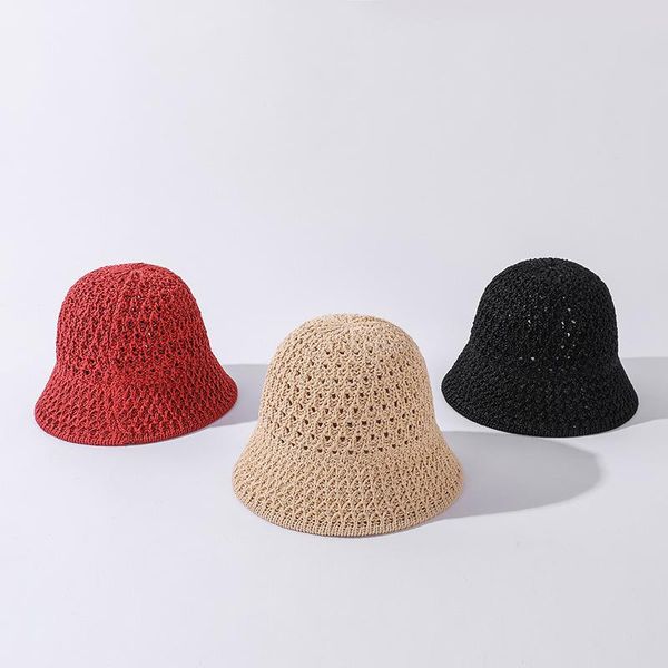 wide brim hats hollow out breathable linen panama cap summer sun shade bucket hat for woman girl kpop beach 2021 fashion caps, Blue;gray
wide brim hats hollow out breathable linen panama cap summer sun shade bucket hat for woman girl kpop beach 2021 fashion caps, Blue;gray