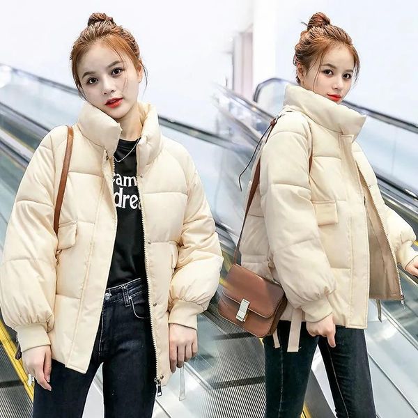 women's down & parkas winter short padded jacket women thicken parka 2021 cotton-padded outwear, Black
women's down & parkas winter short padded jacket women thicken parka 2021 cotton-padded outwear, Black