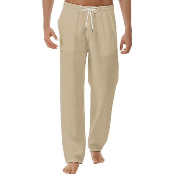 men's pants long casual comfortable summer style and fashionable pure cotton linen trousers workout home #10, Black
men's pants long casual comfortable summer style and fashionable pure cotton linen trousers workout home #10, Black