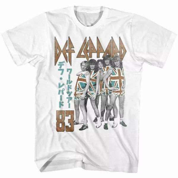 Def Leppard Japan 83 T Shirt Mens Licensed Rock N Roll Band Tee Retro New White, White;black
Def Leppard Japan 83 T Shirt Mens Licensed Rock N Roll Band Tee Retro New White, White;black