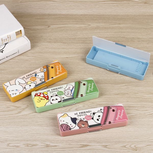 pencil korean creative cute bear case children's simple cartoon case storage box men's and women's plastic case
pencil korean creative cute bear case children's simple cartoon case storage box men's and women's plastic case
