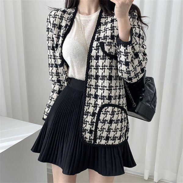 alien kitty 2021 plaid wool chic all-match office lady casual loose sweet autumn feminine plus size vintage stylish blazers women's sui, White;black
alien kitty 2021 plaid wool chic all-match office lady casual loose sweet autumn feminine plus size vintage stylish blazers women's sui, White;black