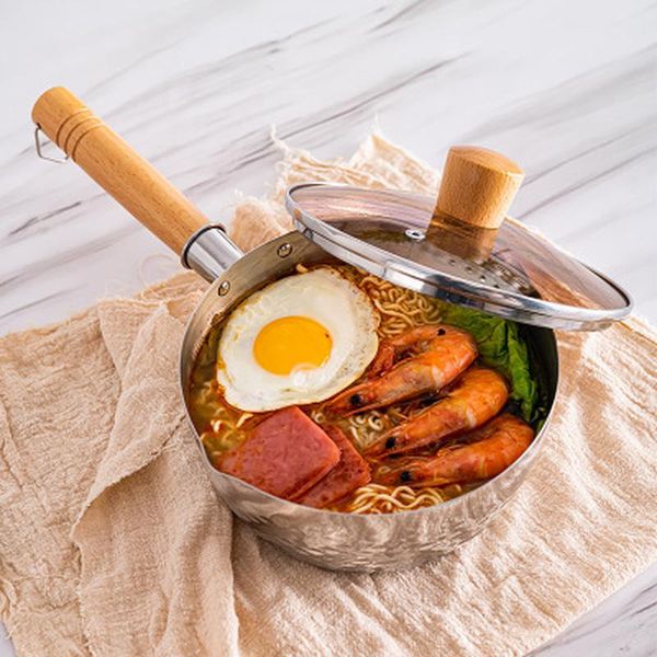 pans 304 stainless steel large pan non-stick japanese 20cm handle cooking noodles milk soup pot household kitchen supplies cookware
pans 304 stainless steel large pan non-stick japanese 20cm handle cooking noodles milk soup pot household kitchen supplies cookware
