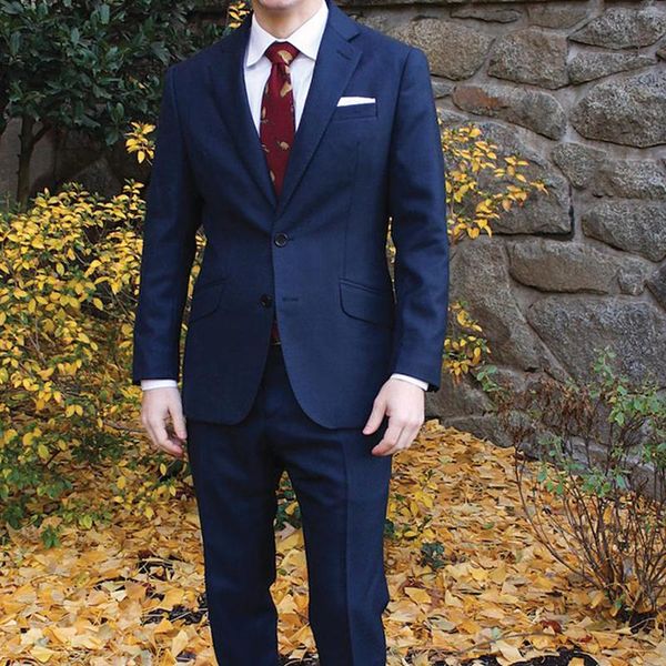 men's suits & blazers (jacket+pants) custom fashion handsome navy blue men slim fit groom tuxedo for wedding dress dinner party male cl, White;black
men's suits & blazers (jacket+pants) custom fashion handsome navy blue men slim fit groom tuxedo for wedding dress dinner party male cl, White;black