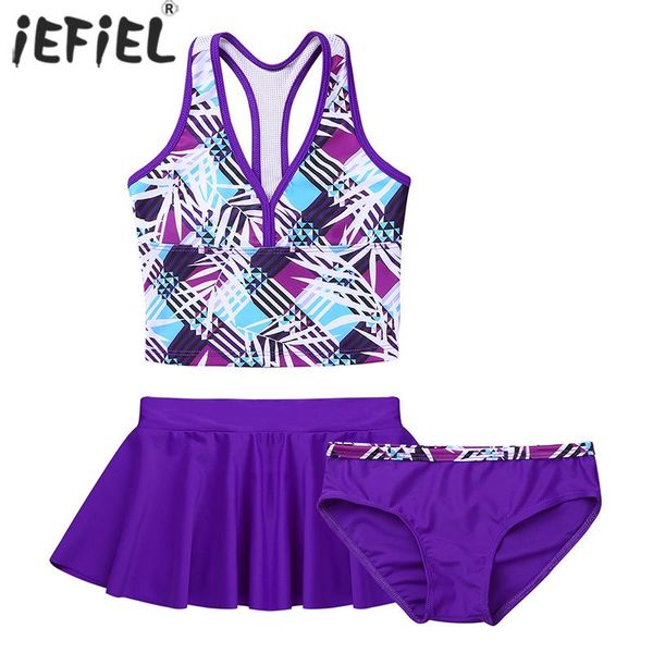 one-pieces 3pcs girls swimwear v neck floral print sleeveless kids swimsuit bottoms mini skirt summer children beachwear bathing suit sets, Black
one-pieces 3pcs girls swimwear v neck floral print sleeveless kids swimsuit bottoms mini skirt summer children beachwear bathing suit sets, Black
