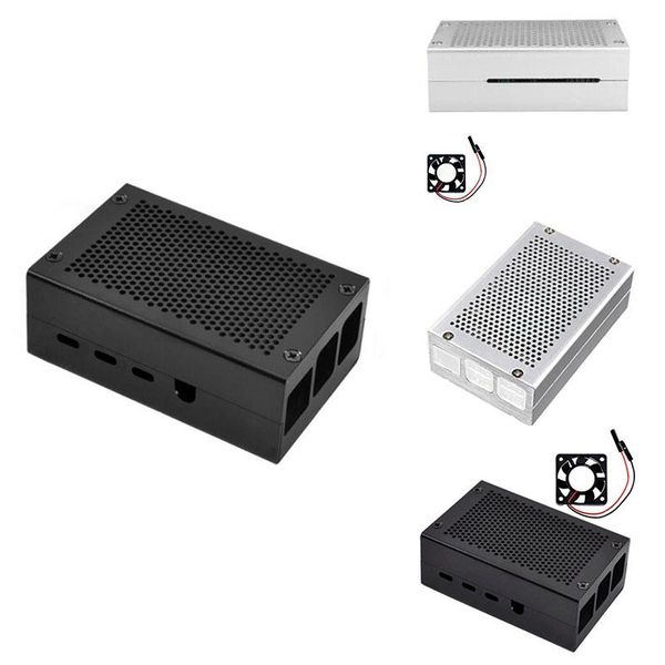 for raspberry pi 4 model b aluminum case silver black box metal shell cooling fan heat sinks fans & coolings
for raspberry pi 4 model b aluminum case silver black box metal shell cooling fan heat sinks fans & coolings