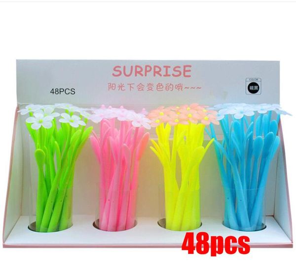gel pens 20 / 48pcs discoloration simulation flower petal cute signature pen office study stationery children gift
gel pens 20 / 48pcs discoloration simulation flower petal cute signature pen office study stationery children gift