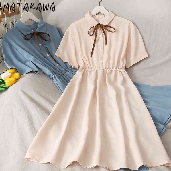 dress women chiffon bow solid high waist turn-down collar preppy style kawaii ulzzang temperament girls summer holiday 210513, Black;gray
dress women chiffon bow solid high waist turn-down collar preppy style kawaii ulzzang temperament girls summer holiday 210513, Black;gray