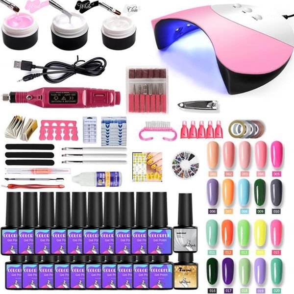 nail set uv led lamp for manicure 20/10pcs gel polish kit varnish electric drill sets art tools1, Red;pink
nail set uv led lamp for manicure 20/10pcs gel polish kit varnish electric drill sets art tools1, Red;pink