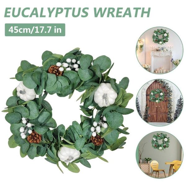 decorative flowers & wreaths eucalyptus wreath green leaf hanger front door chaplet for cabinet wall window shelf
decorative flowers & wreaths eucalyptus wreath green leaf hanger front door chaplet for cabinet wall window shelf