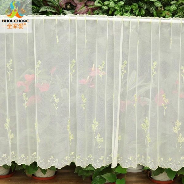 plants cafe curtain window half-curtain pastoral pleated panel voile valance embroidered decoration bedrrom living room 1 pcs & drapes
plants cafe curtain window half-curtain pastoral pleated panel voile valance embroidered decoration bedrrom living room 1 pcs & drapes