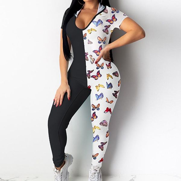 women's jumpsuits & rompers backless hooded patchwork women short sleeve v neck summer one piece overalls streetwear, Black;white
women's jumpsuits & rompers backless hooded patchwork women short sleeve v neck summer one piece overalls streetwear, Black;white