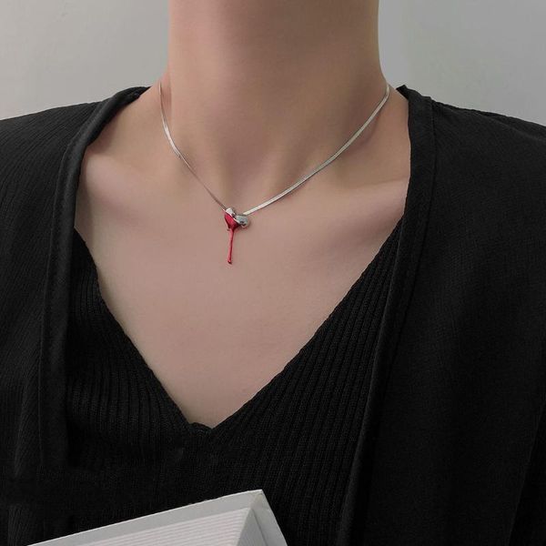 chokers simple alloy necklace lava drop oil love blood metal snake bone chain geometric lady temperament fashion accessor, Golden;silver
chokers simple alloy necklace lava drop oil love blood metal snake bone chain geometric lady temperament fashion accessor, Golden;silver