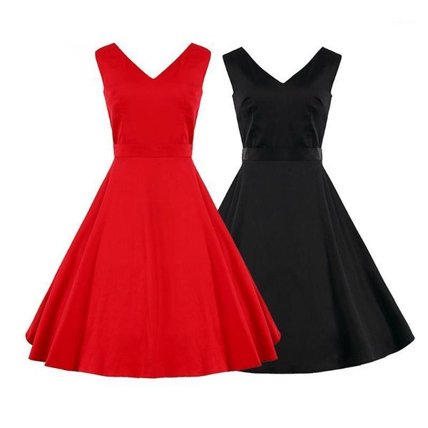 casual dresses autumn solid color 50s cotton vintage dress plus size vd1526 black red double v neck hepburn a line swing women, Black;gray
casual dresses autumn solid color 50s cotton vintage dress plus size vd1526 black red double v neck hepburn a line swing women, Black;gray