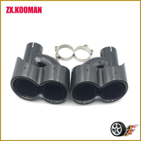 manifold & parts 1 pair h model exhaust tip glossy carbon fiber black dual pipe tail nozzle pipes for akrapovic car
manifold & parts 1 pair h model exhaust tip glossy carbon fiber black dual pipe tail nozzle pipes for akrapovic car